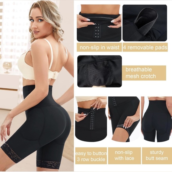 JOSERGO Shapewear for Women Tummy Control Panties High Waist Butt Lifter Mesium - Picture 5 of 7